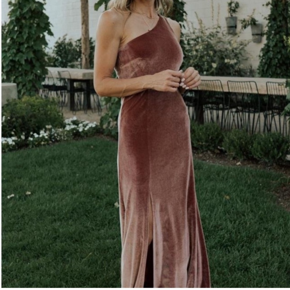 Baltic Born Tatiana One Shoulder Strap Maxi Dress in Large - Picture 3 of 5